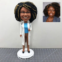 Custom Black Doctor Figurine.