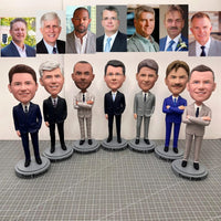 Custom Boss and CEO Bobblehead in Business Suit.