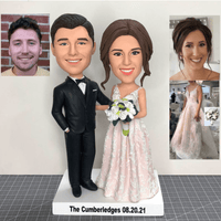 Custom Groom and Bride Bobbleheads - Get Bobble Head