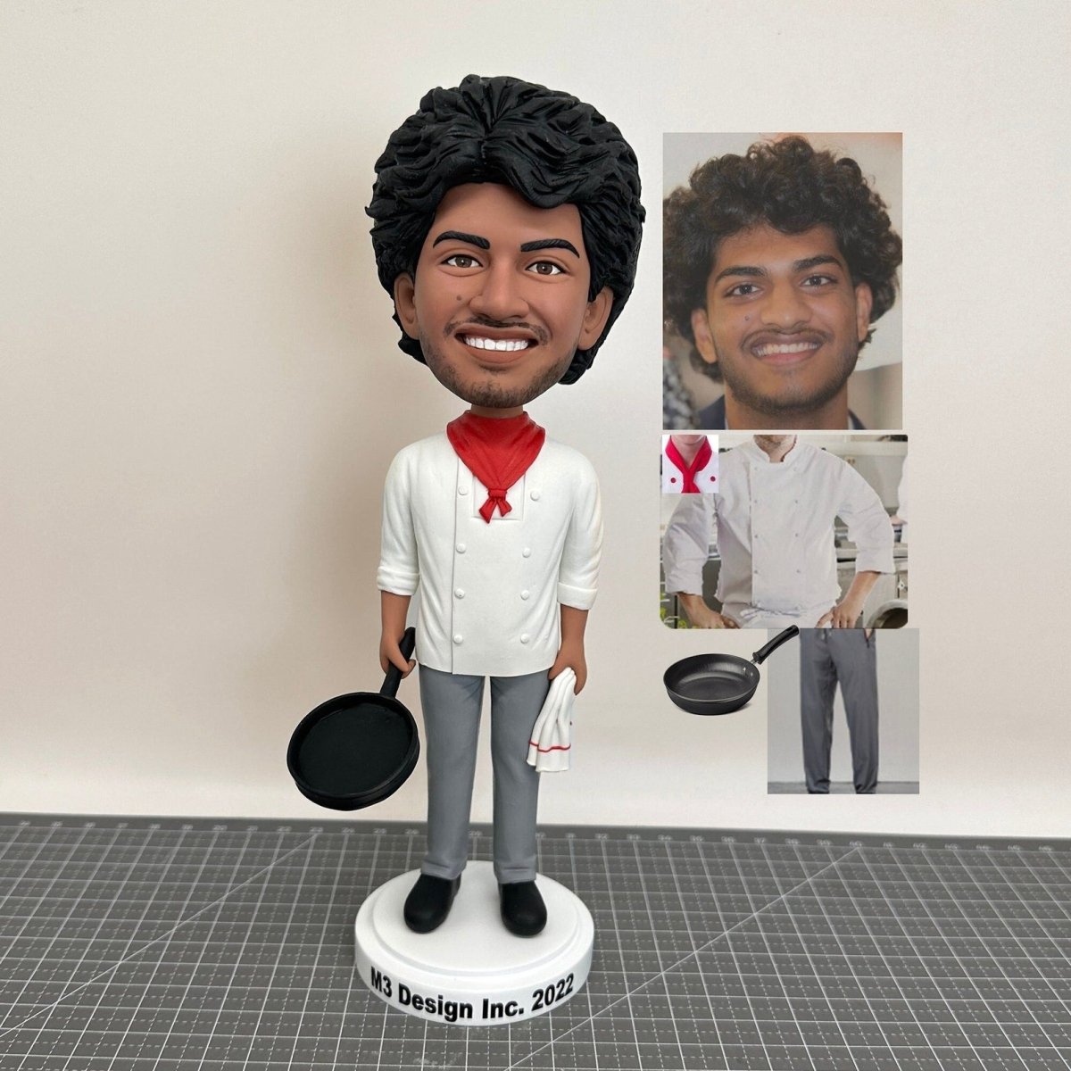 Cook Collection Figure Custom Chef Bobblehead and Cook Figurine | Personalized Gift for Food ...
